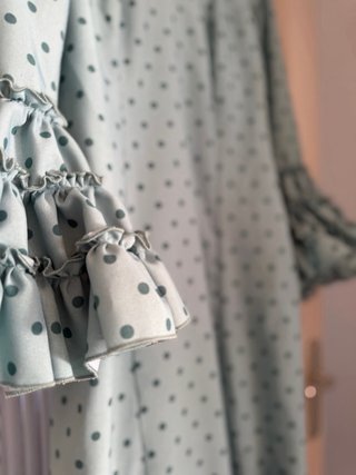 Vestido de flamenca con lunares