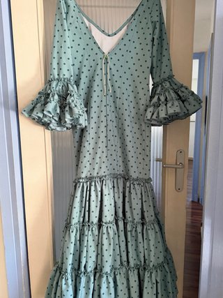 Vestido de flamenca con lunares