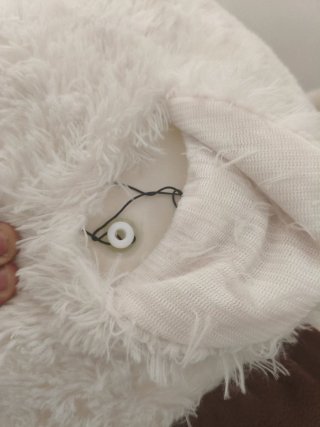 Peluche búho inflable blanco