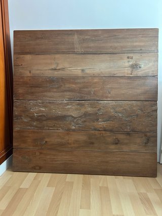 Mesa centro 100% madera envejecida natural