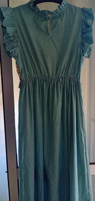 Vestido de verano floral y cuadros