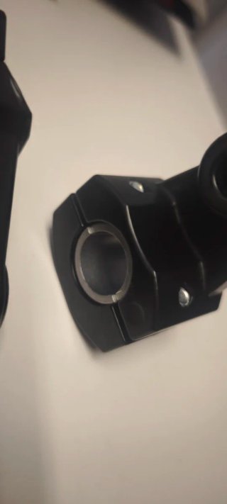 Alargador Manillar Moto Negro