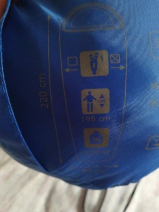 Saco de dormir azul