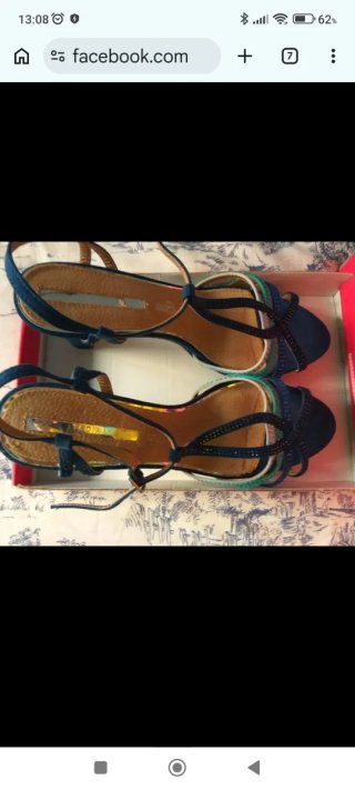 Zapatos María Mare Talla 40-41 Azul Brillante