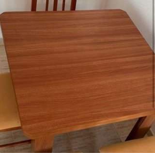 Mesa de comedor extensible de madera