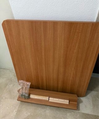 Mesa de comedor extensible de madera