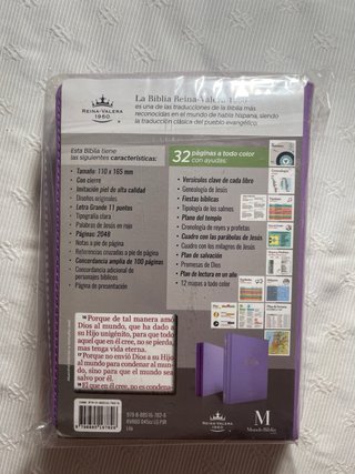 Biblia Tamaño Portátil Letra Grande 11 Puntos R...