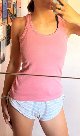 Camiseta tirantes rosa Shana