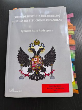 Curso de historia del derecho