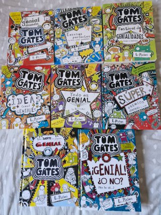 Pack libros Tom Gates 1-8