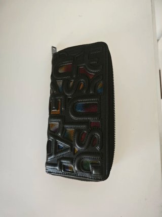 Monedero Desigual Negro Multicolor