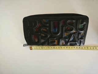 Monedero Desigual Negro Multicolor