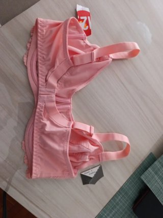 Sujetador rosa encaje