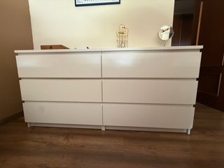 Cómoda MALM 3 cajones Blanca