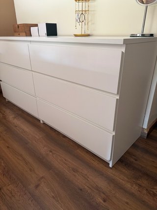 Cómoda MALM 3 cajones Blanca