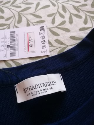 Chaleco Stradivarius AzuL