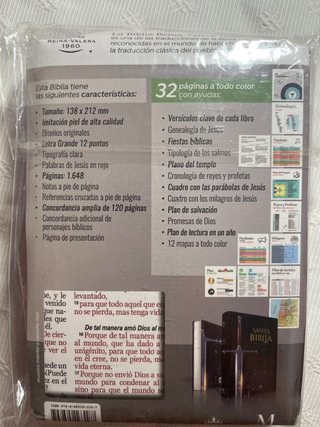 Biblia RVR 1960 Letra Grande 12.5 puntos Tamaño...