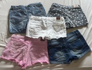 5 Shorts cortos vaqueros