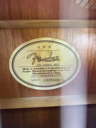Guitarra Electroacústica Fender