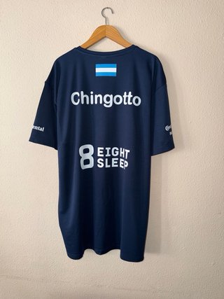 Camiseta basica padel con logos  Chingotto