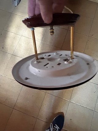 Lámpara de comedor/habitación dorada