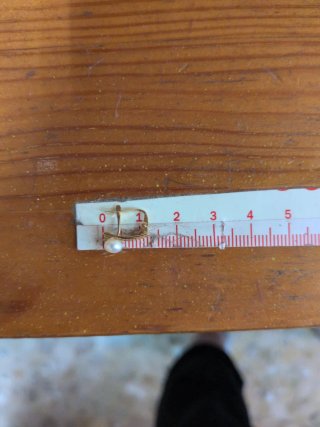 Pendientes Oro 18k Perlas Cierre Catalán