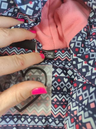 Abrigo niña estampado