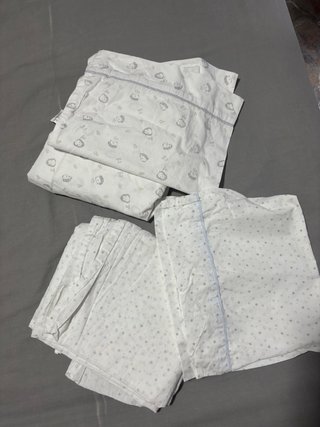 Juego sábanas minicuna (encimera y almohada)
