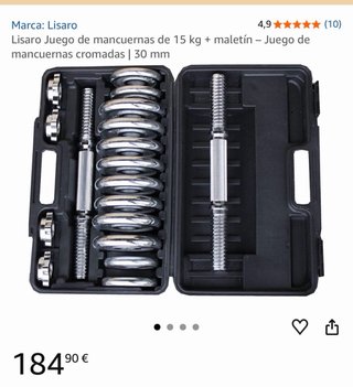 Kit Mancuernas y Rodillo Masaje