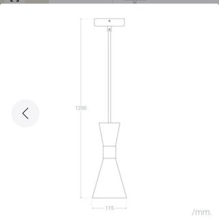 Lámpara Colgante Metal Jigger