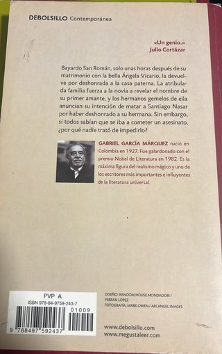 Crónica de una muerte anunciada