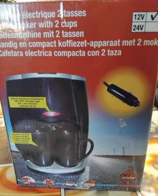 Cafetera 12V/24V para Coche/Camión