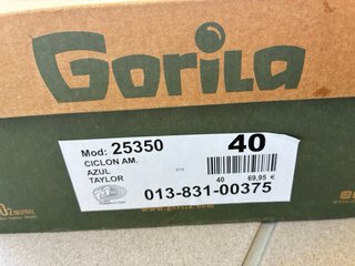 Náuticos Gorila Talla 40 Negro/Marrón