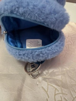 Bolsito peluche Stitch orejas rosas
