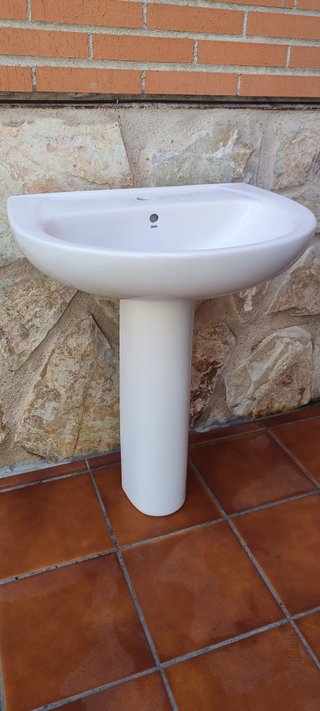 Lavabo Gala Porcelana con Pedestal