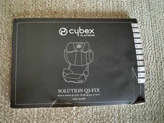Silla Coche Cybex Solution Z i-Fix Gr 2/3