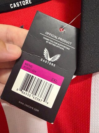 Camiseta Athletic Club Castore Guruzeta Talla M
