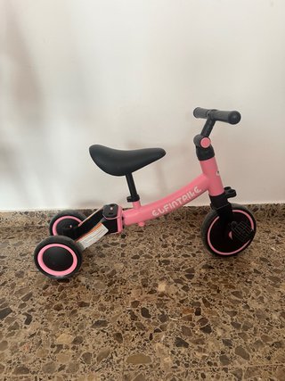 Bicicleta evolutiva rosa