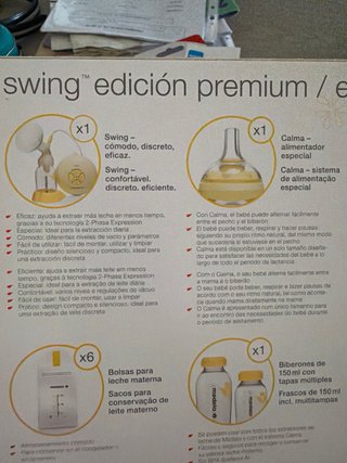 Set Sacaleches Medela Swing Edición Premium