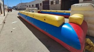 Castillo hinchable de fútbol
