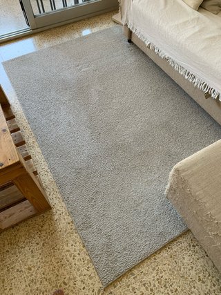Alfombra IKEA gris 197x131cm