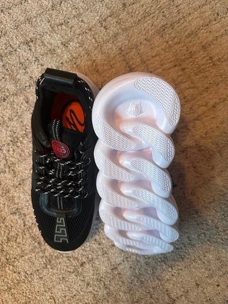 Versace Scarpe Uomo Nero Bianco