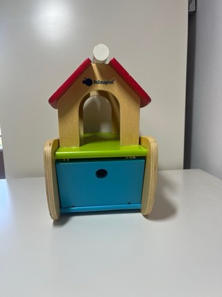 Puzzle de madera barco para niños