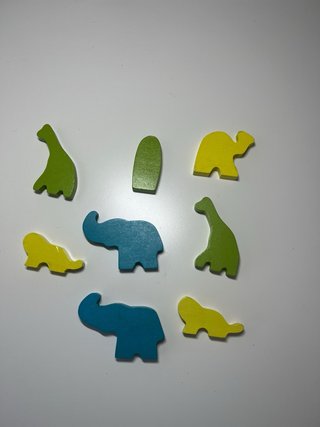 Puzzle de madera barco para niños