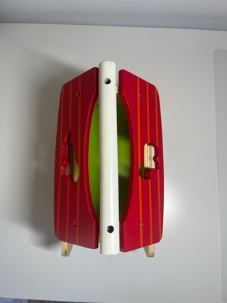 Puzzle de madera barco para niños