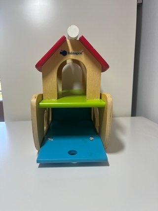 Puzzle de madera barco para niños