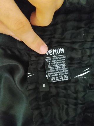 Pantalones Muay Thai Venum Clásicos Negros
