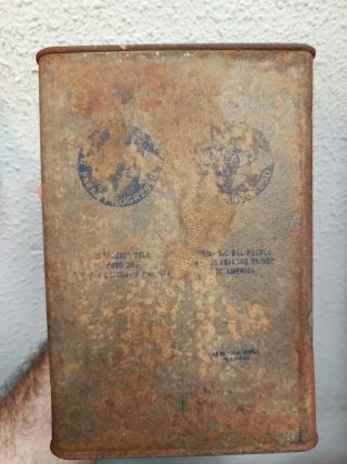 Lata Aceite Girasol Plan Marshall 1948-52
