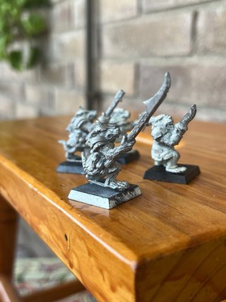 4 Guerreros metal Skaven 1993