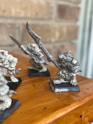 4 Guerreros metal Skaven 1993